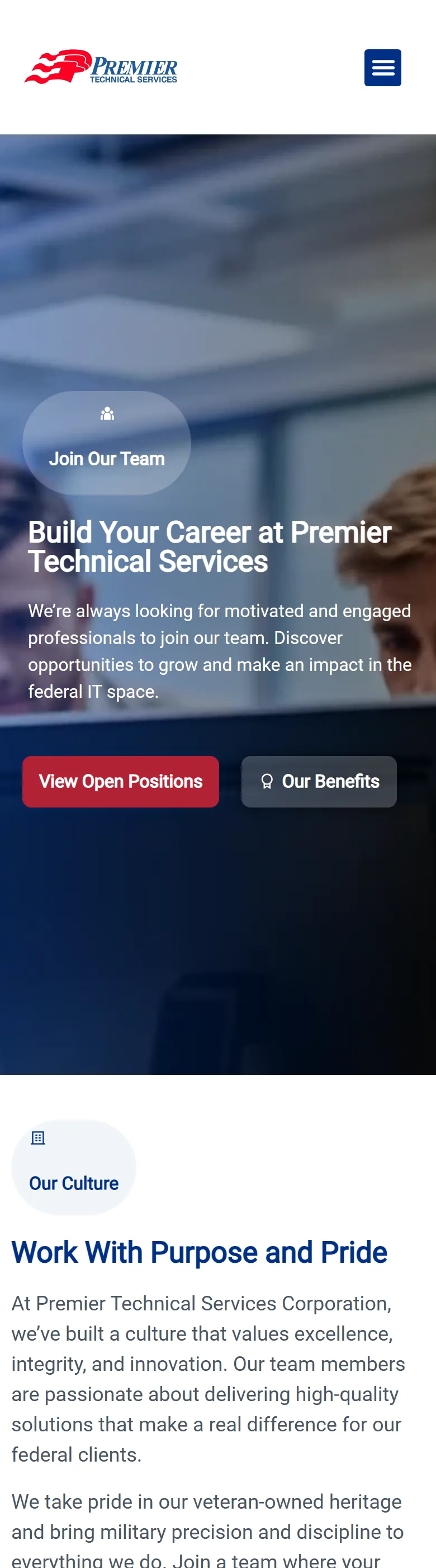 PTS careers page