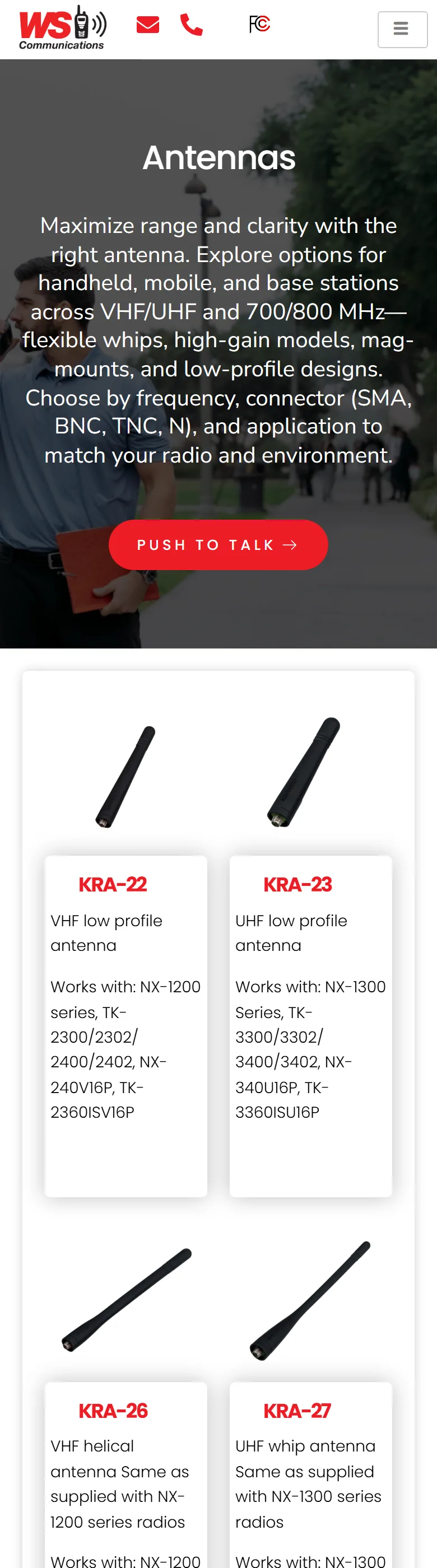 Antennas category page